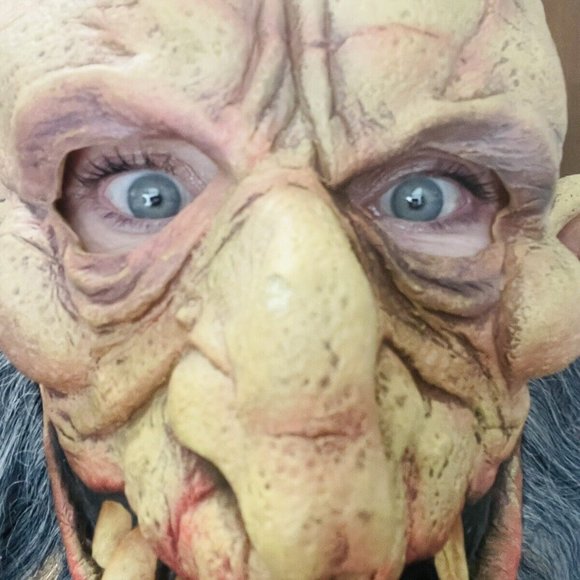 Vintage 2001 The Paper Magic Group Halloween Rubber Mask Hillbilly - Picture 3 of 10